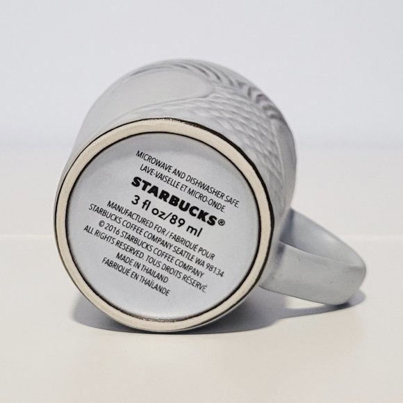 Starbucks 3oz Espresso Demi-Tasse Mermaid Tail Cup - NIB - Picture 5 of 6